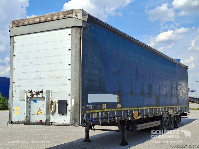 Nyitott ponyvás félpótkocsi Schmitz Cargobull Curtainsider Mega