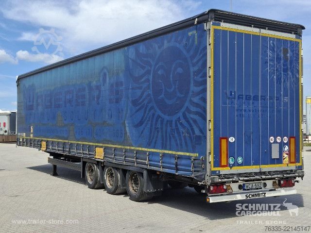Nyitott ponyvás félpótkocsi Schmitz Cargobull Curtainsider Mega