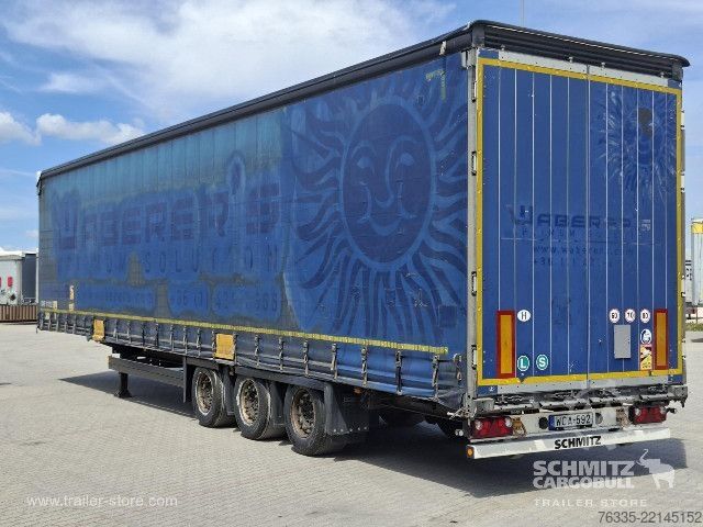 Nyitott ponyvás félpótkocsi Schmitz Cargobull Curtainsider Mega