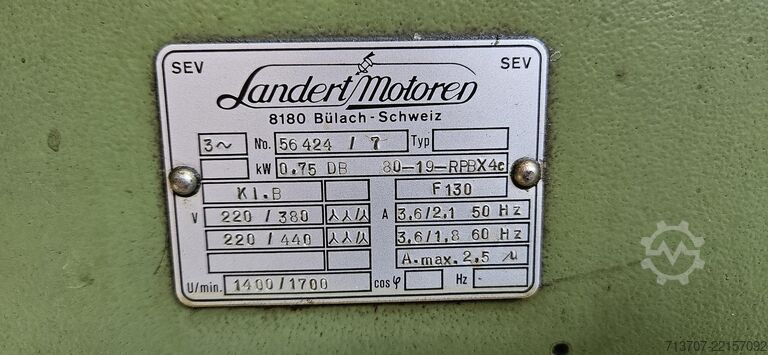 Rectificadora interior y frontal Voumard 5 A