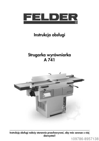 DTR-vejledning til snedkerimaskiner  