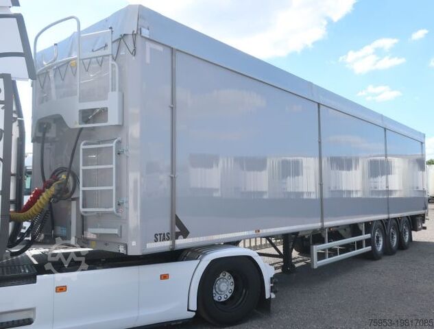 Oplegger met walking floor Stas S300ZX 91 m³ 10mm Funk 2 x Lift 6 x LED