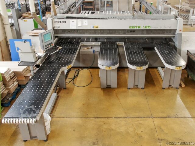 Scie à panneaux à chargement automatique SELCO EBTR 120 TWIN PUSHER