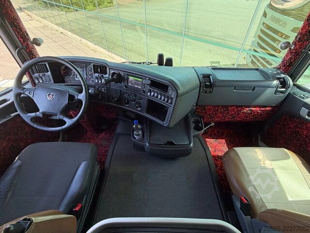 Standaard trekker SCANIA R450 6X2 RETARDER TOPLNE 2x TANKS HOLLAND TRUCK
