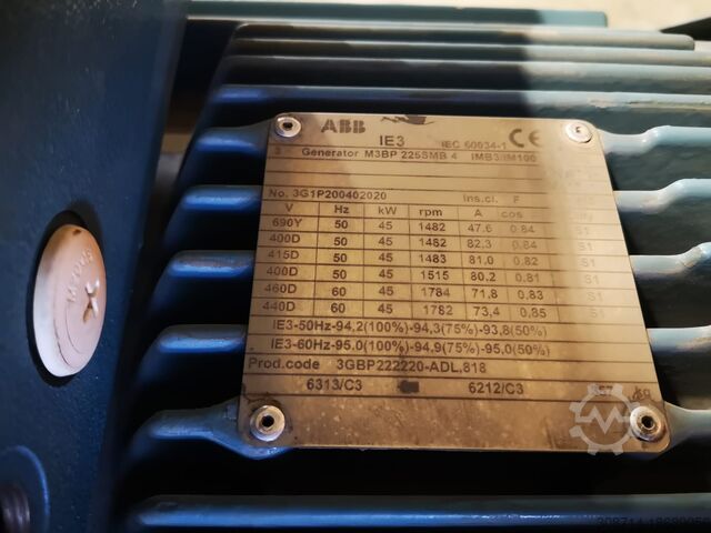 Motor/gerador elétrico ABB Generator M3BP 225SMB 4