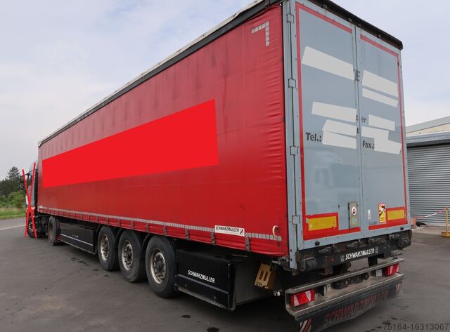 Auflieger mit Pritsche & Plane Schwarzmüller J-Serie