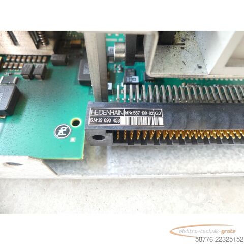 Componente Heidenhain MC 422C Hauptrechner 587934-01 SN: 19928987