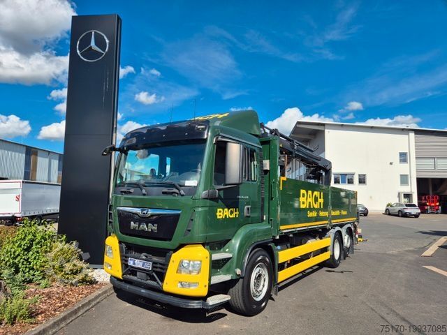 Ladbil med lad MAN TGS 26.420 6x2-4 LL Hiab 177K PRO 2 Stück