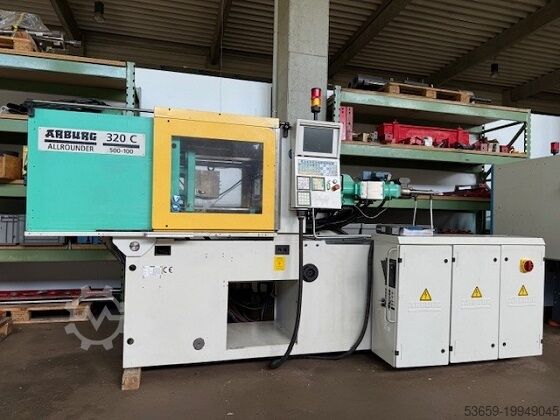 Mașini de turnat prin injecție până la 1000 KN Arburg Arburg 320C 500-100U, 1998