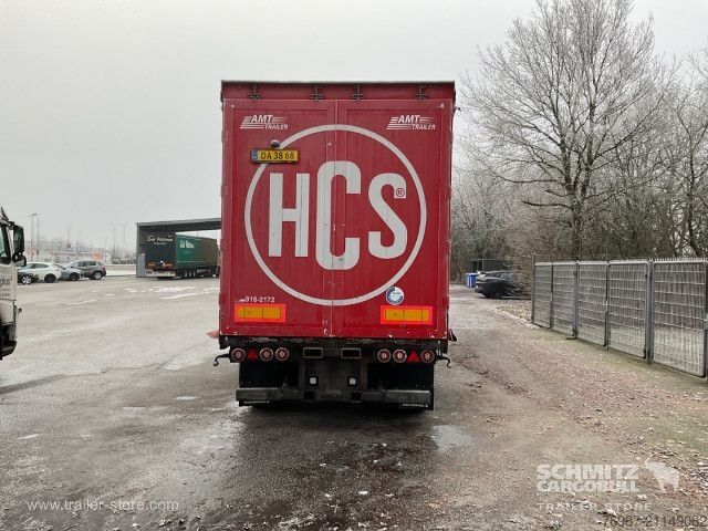 Åben sættevogn med presenning  Curtainsider Standard Staplerhalterung