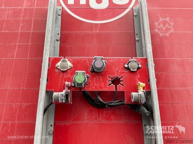 Åben sættevogn med presenning  Curtainsider Standard Staplerhalterung