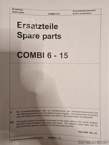 Compresor de tornillo ALMiG COMBI 8-10