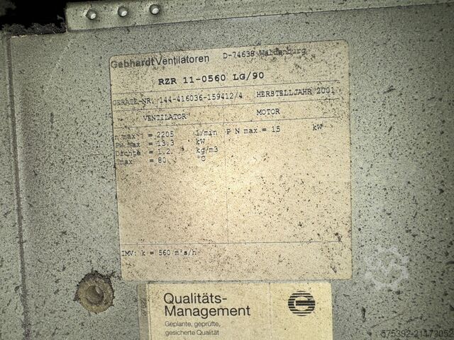  Nicotra-Gebhardt Ventilator RZR-15-0630