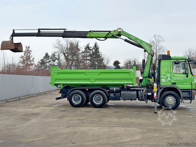 Damperli kamyon MERCEDES-BENZ ACTROS 2636* KIPPER 5,20 + BORDMATIC / 6x4