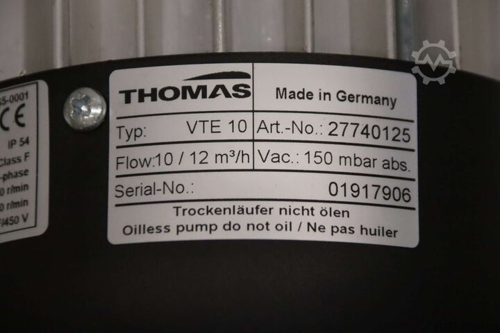 Pompa per vuoto Thomas VTE 10  27740125