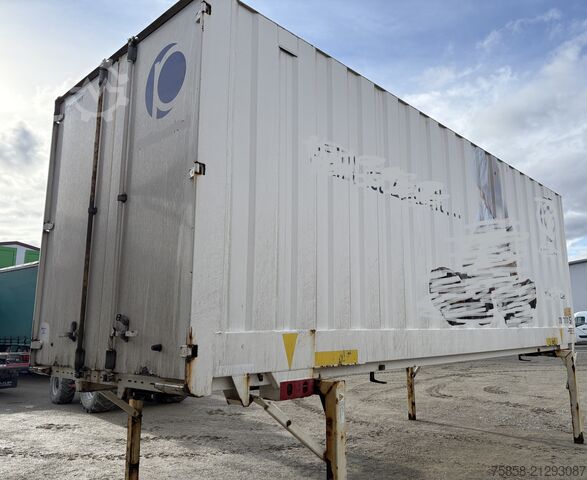 Caja intercambiable con estructura de caja Krone BDF Wechselkoffer Stahl Türen 2015