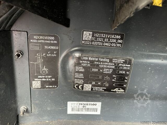 LPG vysokozdvižné vozíky Linde H20T-01
