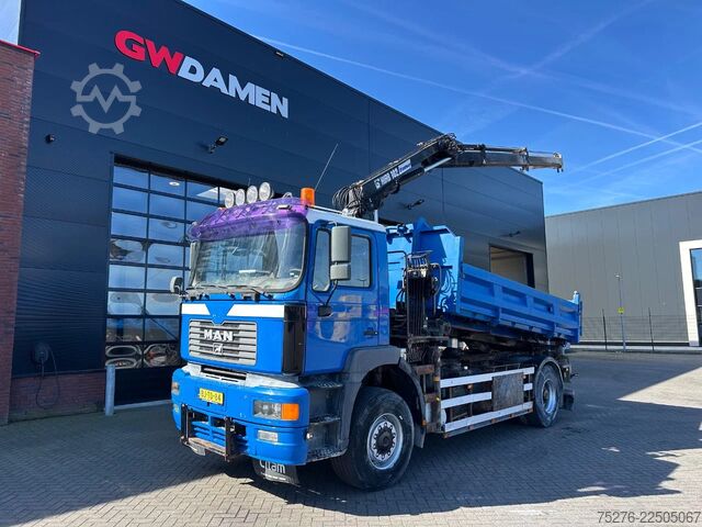 3-zijdige kipper MAN 19.364 F2000 4x4 Tipper/Crane