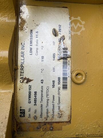 2012 Caterpillar G3512E - 1000 KWe Caterpillar G3512E