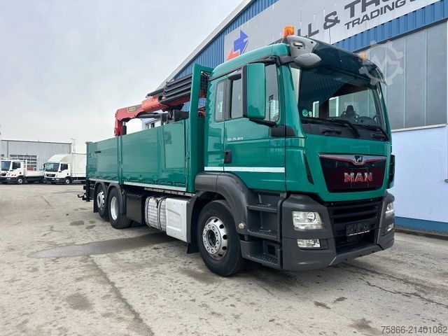LKW mit Pritsche (offen) MAN 26.460 TGS 6x2 Palfinger PK 22.001L TEC BSL Funk