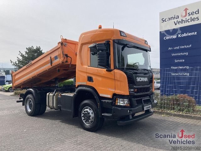 Autocamion basculant tridirecțional Scania P 360 - 4x4 - MEILLER 3-Seitenkipper - ALLRAD