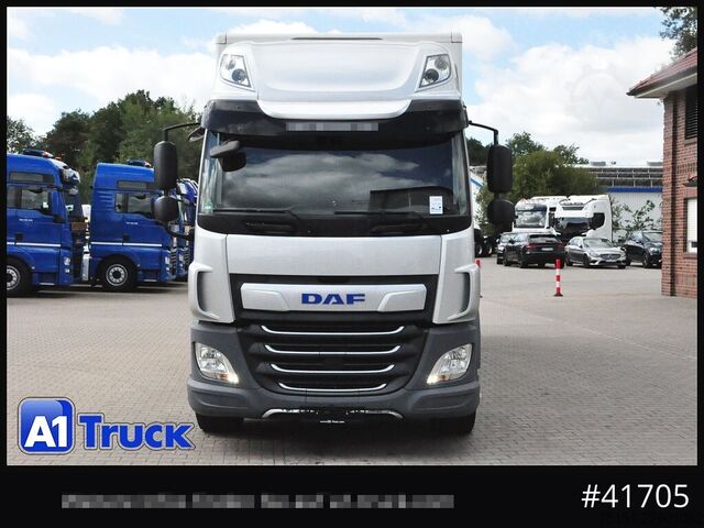 Kutu kamyonu DAF CF 450 LL LBW, Lift-Lenkachse, L 7,4m. H 2,6m
