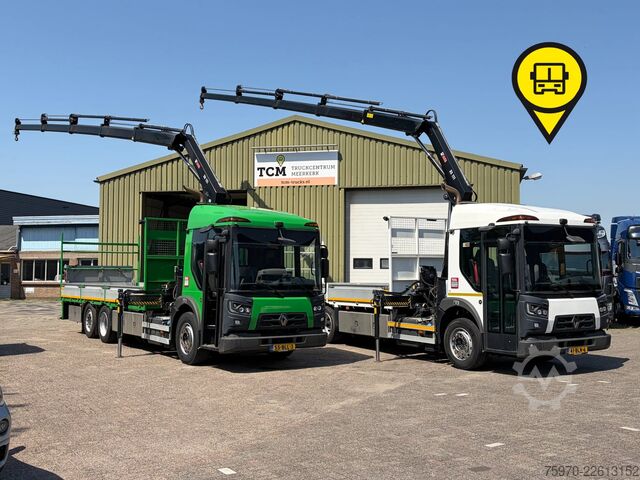 Φορτηγό γερανού Renault D 320 6X2 HIAB 111 + REMOTE / RETARDER 161.692km