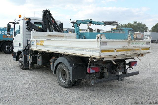 Autoutilitară basculantă trilaterală MAN 8.220 TGL BB, Hiab 055 BS-2, Greifer, AHK, Funk