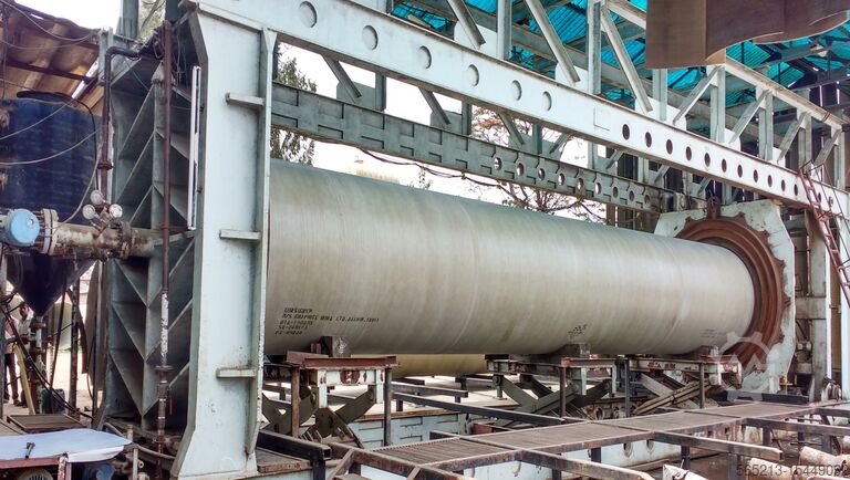 Kontinuierliches fortschrittliches Faserwickeln CFW - GRP pipe Manufacturing Machine Continuous Filament Winding - Flowtite