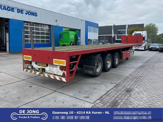 Plattform trailer Bulthuis TSAA 47 / Plateau Trailer / Hard-Wood Floor / B...