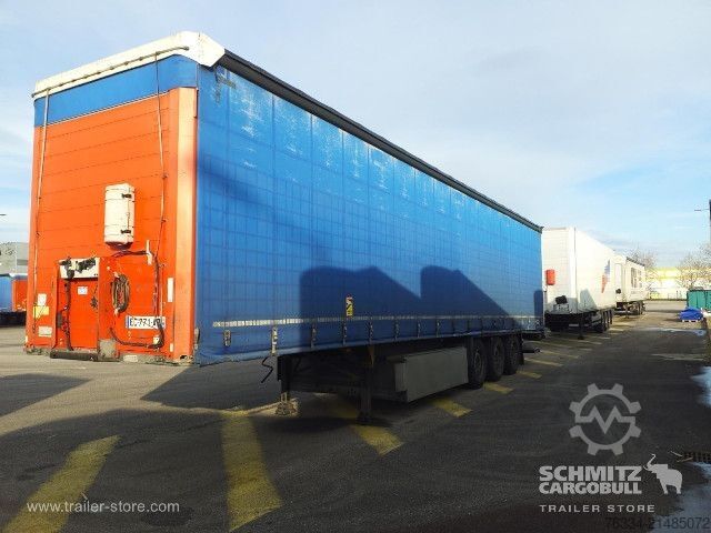 Åben sættevogn med presenning Schmitz Cargobull Semitrailer Curtainsider Standard Hayon