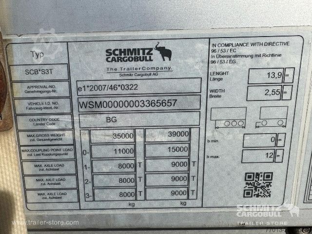 Naczepa otwarta z plandeką Schmitz Cargobull Curtainsider Standard