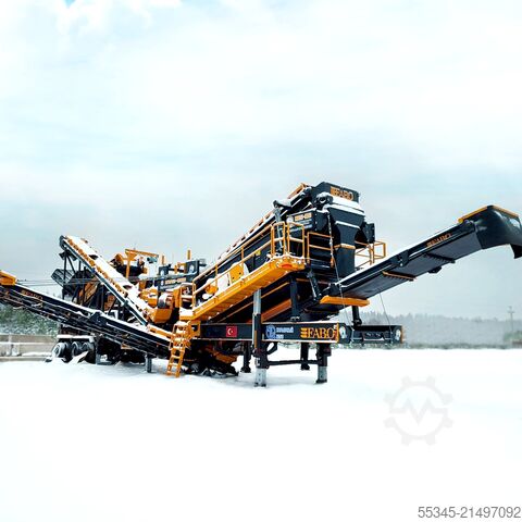 Brechanlage/Mobile Brechanlage FABO Mobile Crushing Plant Mobile Vertical Impact Crushing Plant