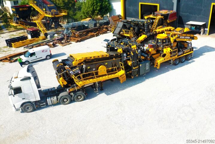 Brechanlage/Mobile Brechanlage FABO Mobile Crushing Plant Mobile Vertical Impact Crushing Plant