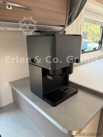 Halvintegrerad husbil ETRUSCO V 6.6SB,Stanklima,Wechselrichter.,Solar, AHK, TV