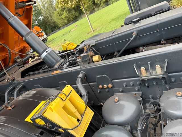 Üç taraflı damperli kamyon DAF CF 460 6x4 MEILLER Kipper Bordmatik AHK