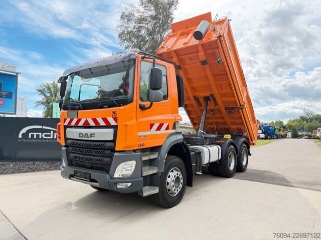 Damperli kamyon DAF CF 460 6x4 MEILLER Kipper Bordmatik AHK
