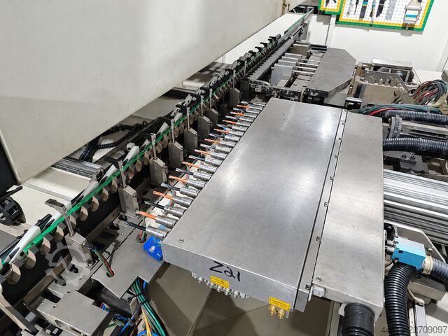 CNC Flexible through-feed DRILLING LINE MORBIDELLI + MAHROS (SCM Group) Author 924 + Runner