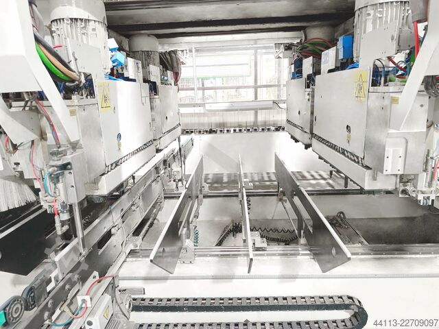 CNC Flexible through-feed DRILLING LINE MORBIDELLI + MAHROS (SCM Group) Author 924 + Runner