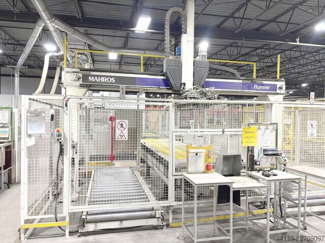 CNC Flexible through-feed DRILLING LINE MORBIDELLI + MAHROS (SCM Group) Author 924 + Runner
