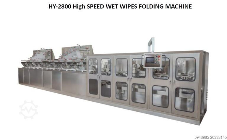Ligne de conversion de lingettes humides désinfectantes Quanzhou Huayang Machinery Manufacturing HY-2800 Full auto Disinfection Wet Wipes