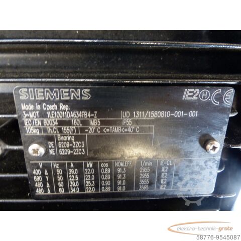 Unidade de controlo Siemens Brinkmann  Motor mit  Drehstrommotor + Steuerung