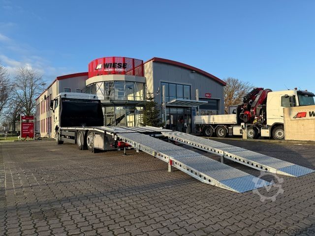 Autotransporter LKW MAN Baumaschinen-  Arbeitsbühnentransporter Rampen
