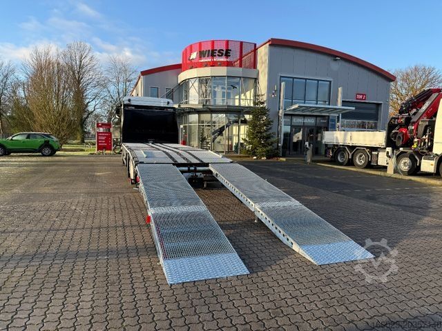 Autotransporter LKW MAN Baumaschinen-  Arbeitsbühnentransporter Rampen