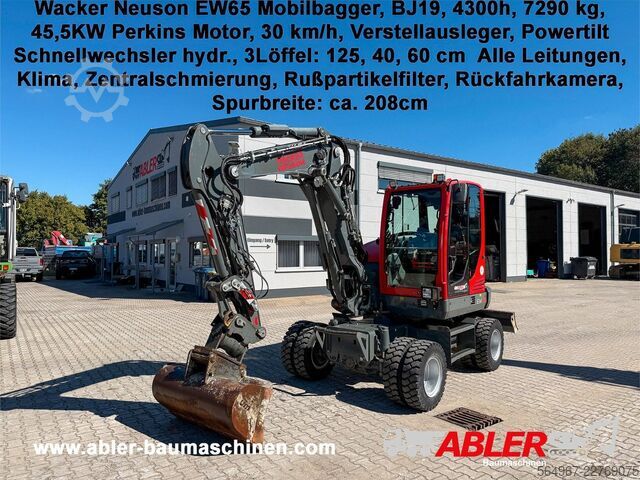Excavadora móvil WACKER Neuson EW65 Powertilt SW ZSA