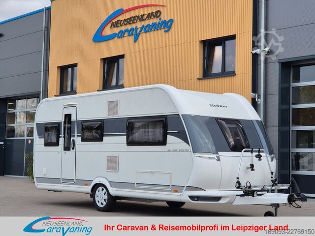 Caravan HOBBY DeLuxe 495 UL *Mover*Einzelbetten*TV*Fahrradträg