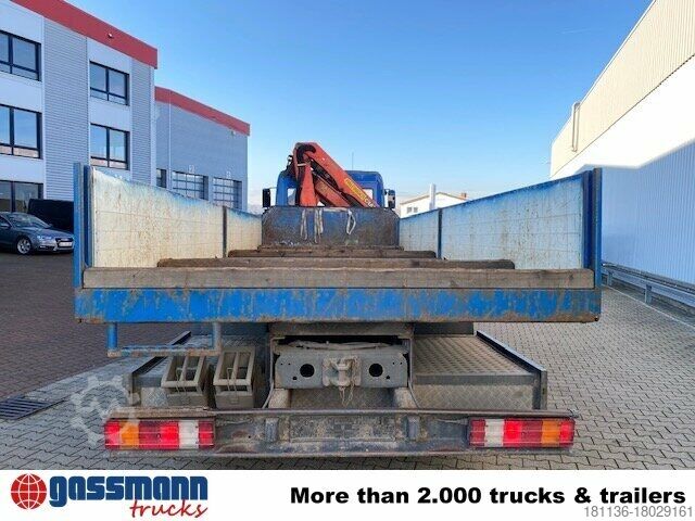 Camión de plataforma Mercedes-Benz Axor 1828 L 4x2 mit Kran Palfinger PK 9501, Funk