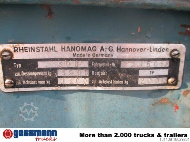 Other Hanomag Granit 500
