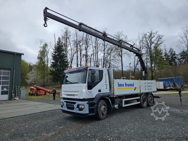 Billenő teherautó Iveco AT 260S42Y 7PS Kran+FUNK Hiab 166 E-4H