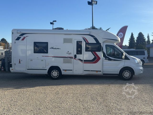 Semi-integrated camper CHALLENGER Mageo 357 Ford Premium Alarm, SAT/TV, Markise